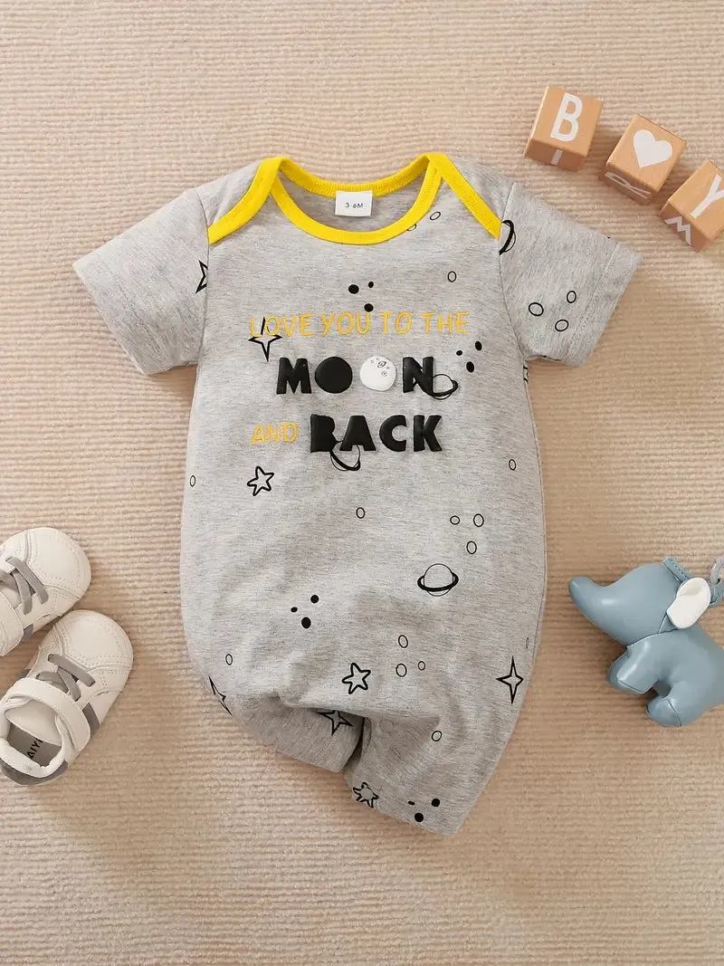 Love you to the Moon and Back Shortie Romper