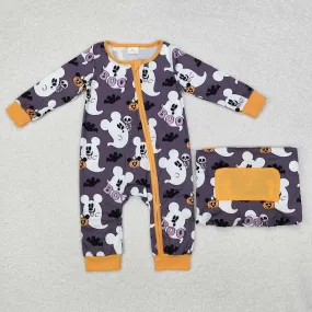 LR1425 baby boy clothes ghost boy halloween winter romper