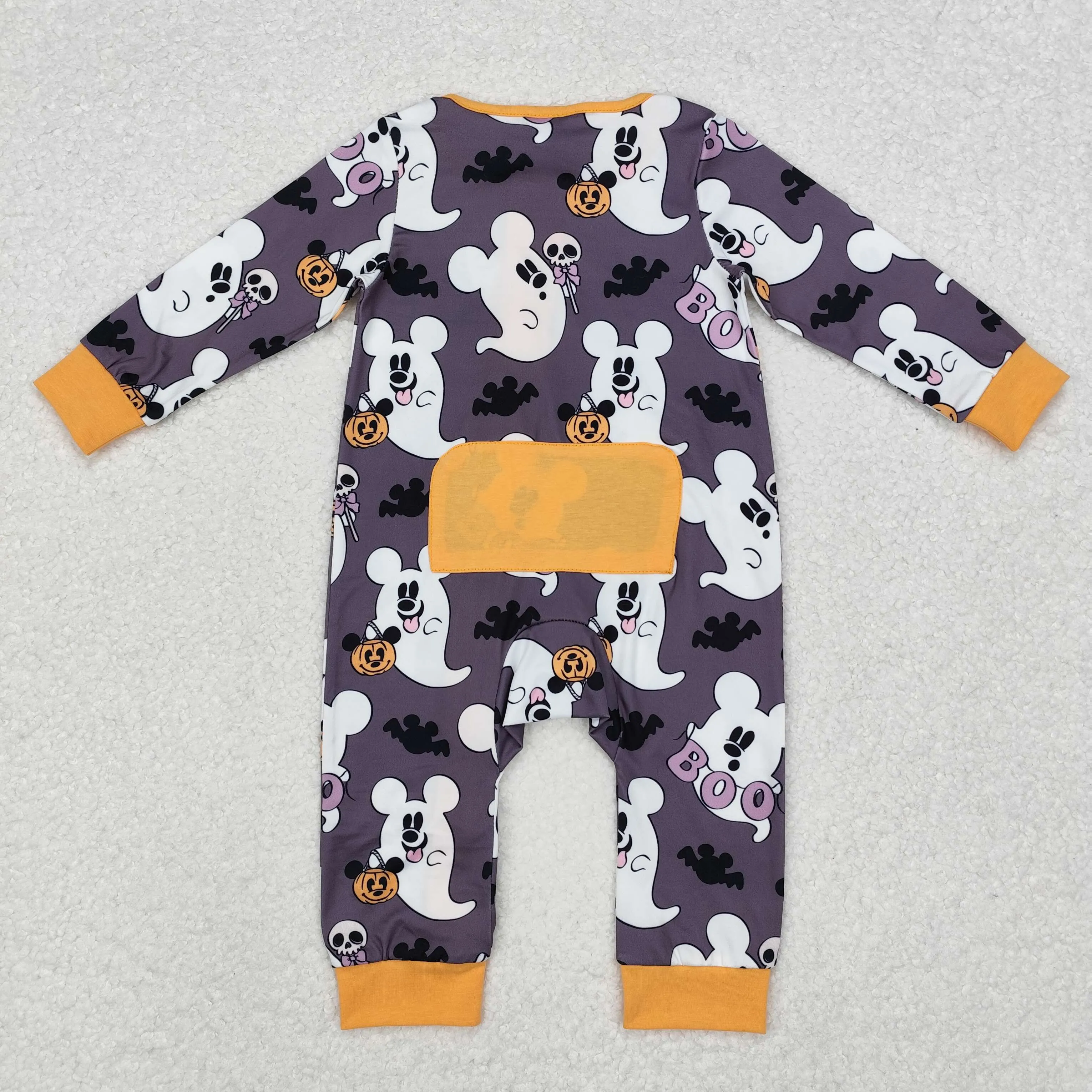 LR1425 baby boy clothes ghost boy halloween winter romper