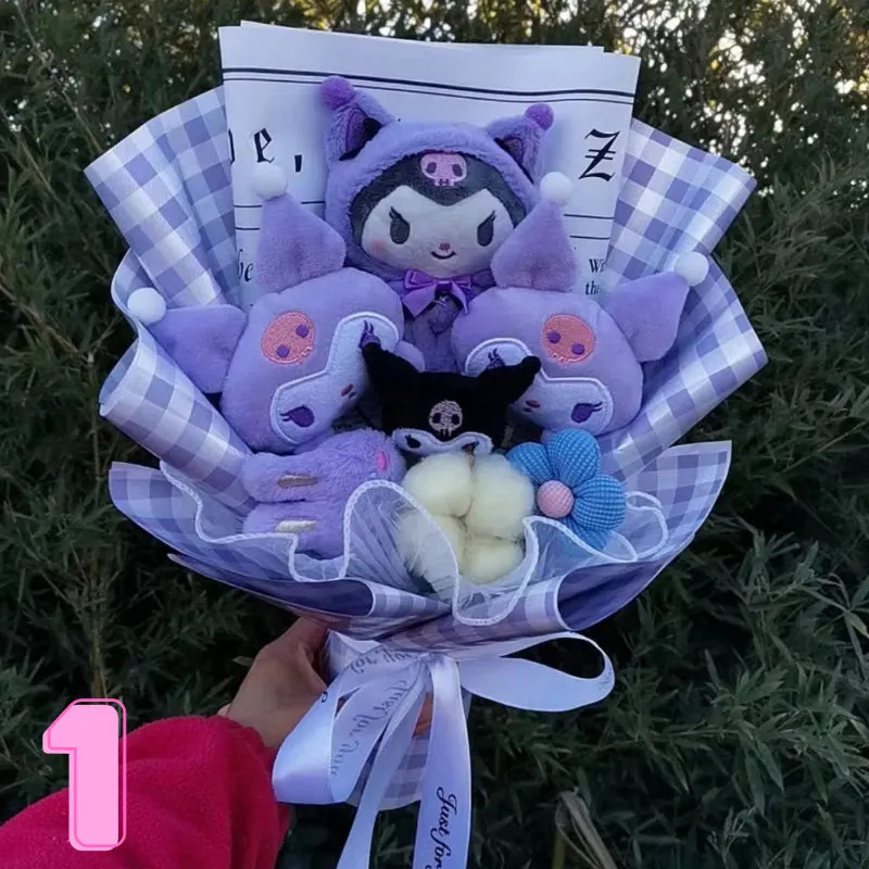 Luxurious Plush Blossom Surprise Bouquet