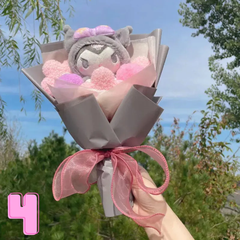 Luxurious Plush Blossom Surprise Bouquet