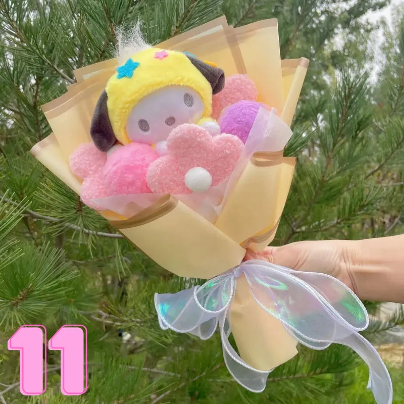 Luxurious Plush Blossom Surprise Bouquet