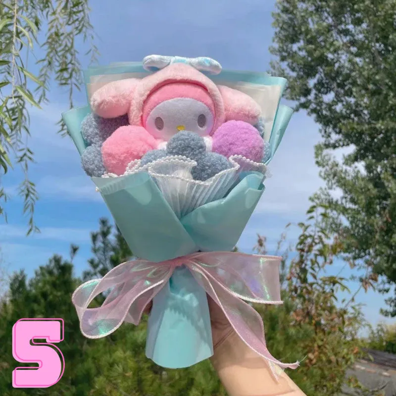 Luxurious Plush Blossom Surprise Bouquet