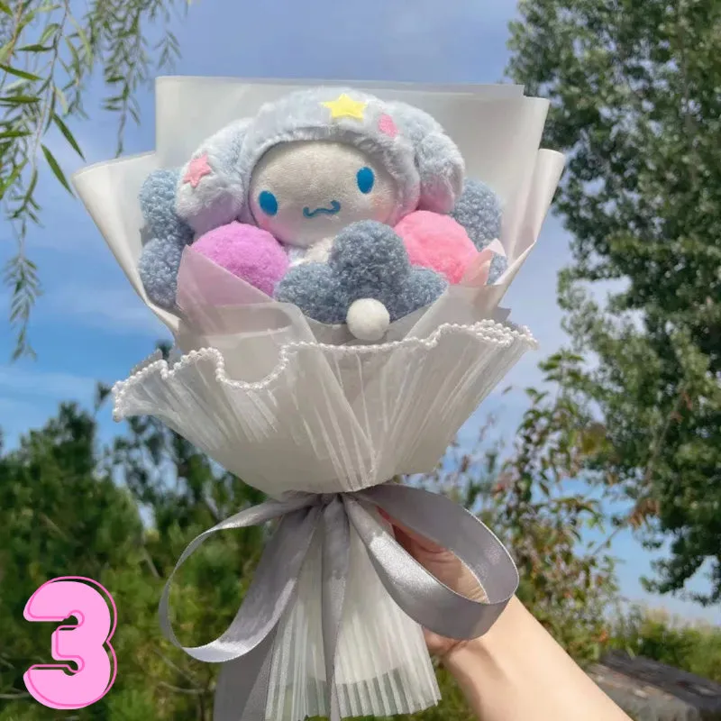 Luxurious Plush Blossom Surprise Bouquet