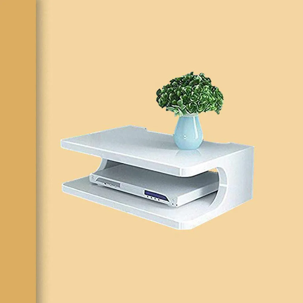 MDF Set top box holder Wall Mounted Shelf 25x21x 10 cm