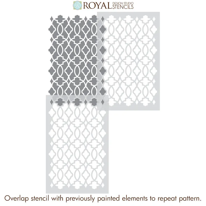 Medina Trellis Wall Stencil