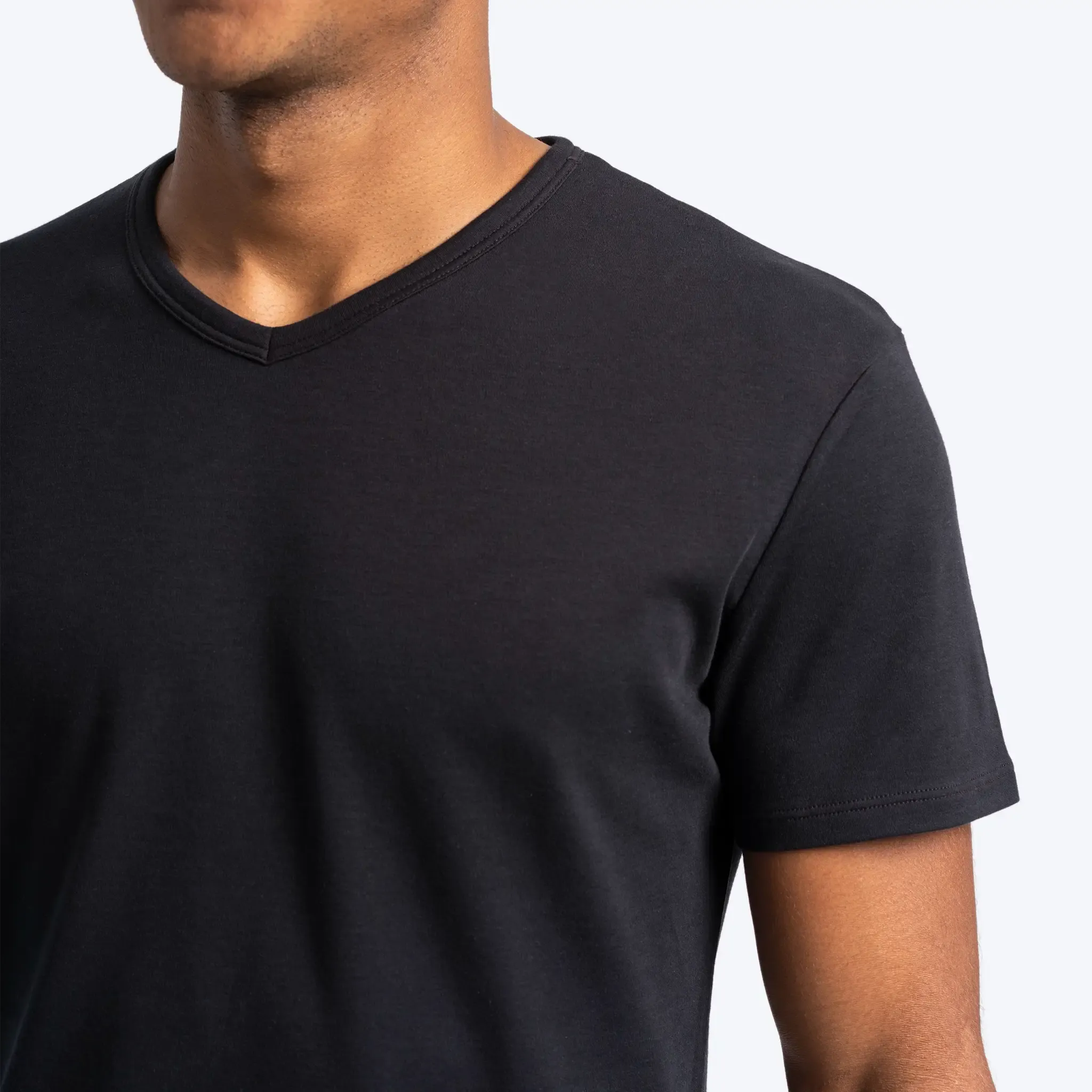 Men's Organic Pima Cotton V-Neck T-Shirt