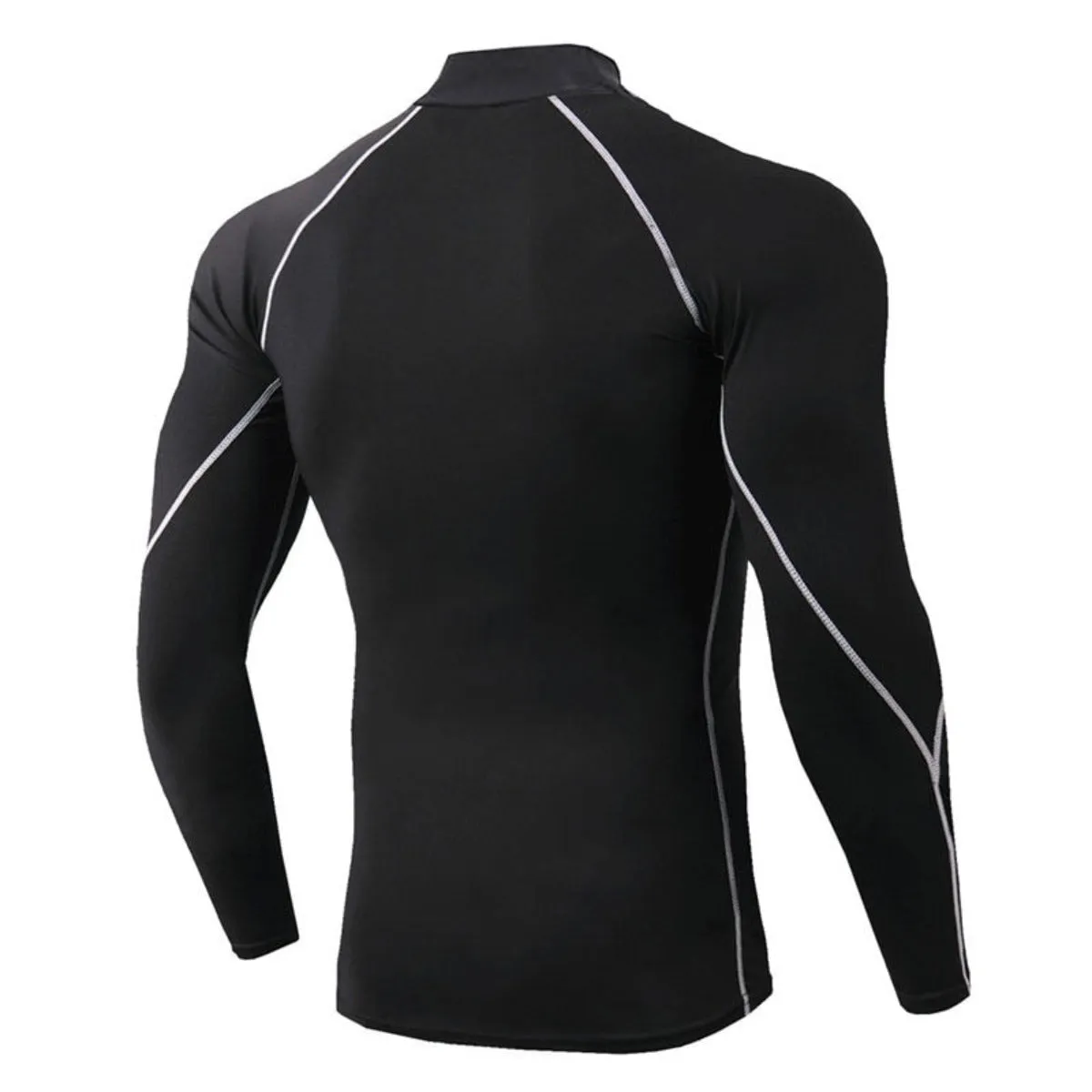 Men's Quick Dry Thermal Underwear - Black w/Gray Lining