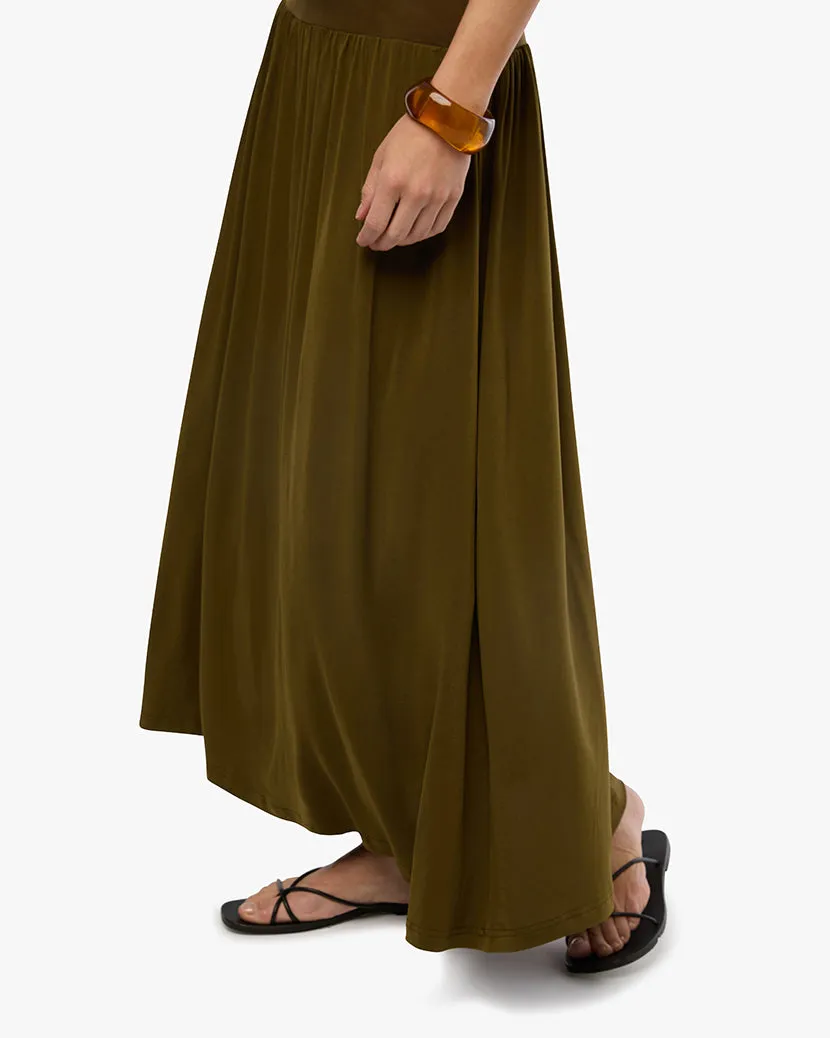 One Shoulder Maxi Dress