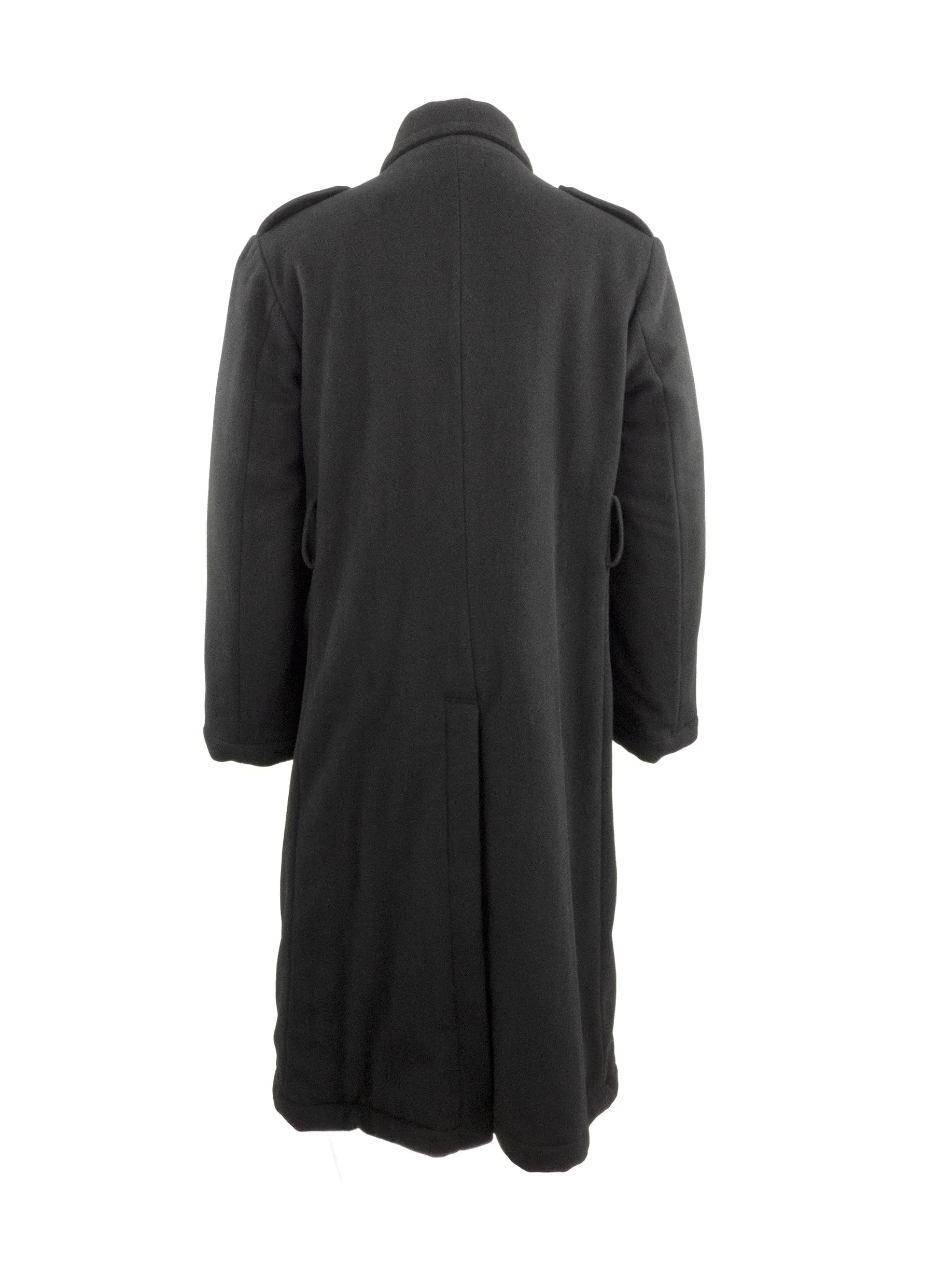 Oversized Wool Over Coat with Satin Lining