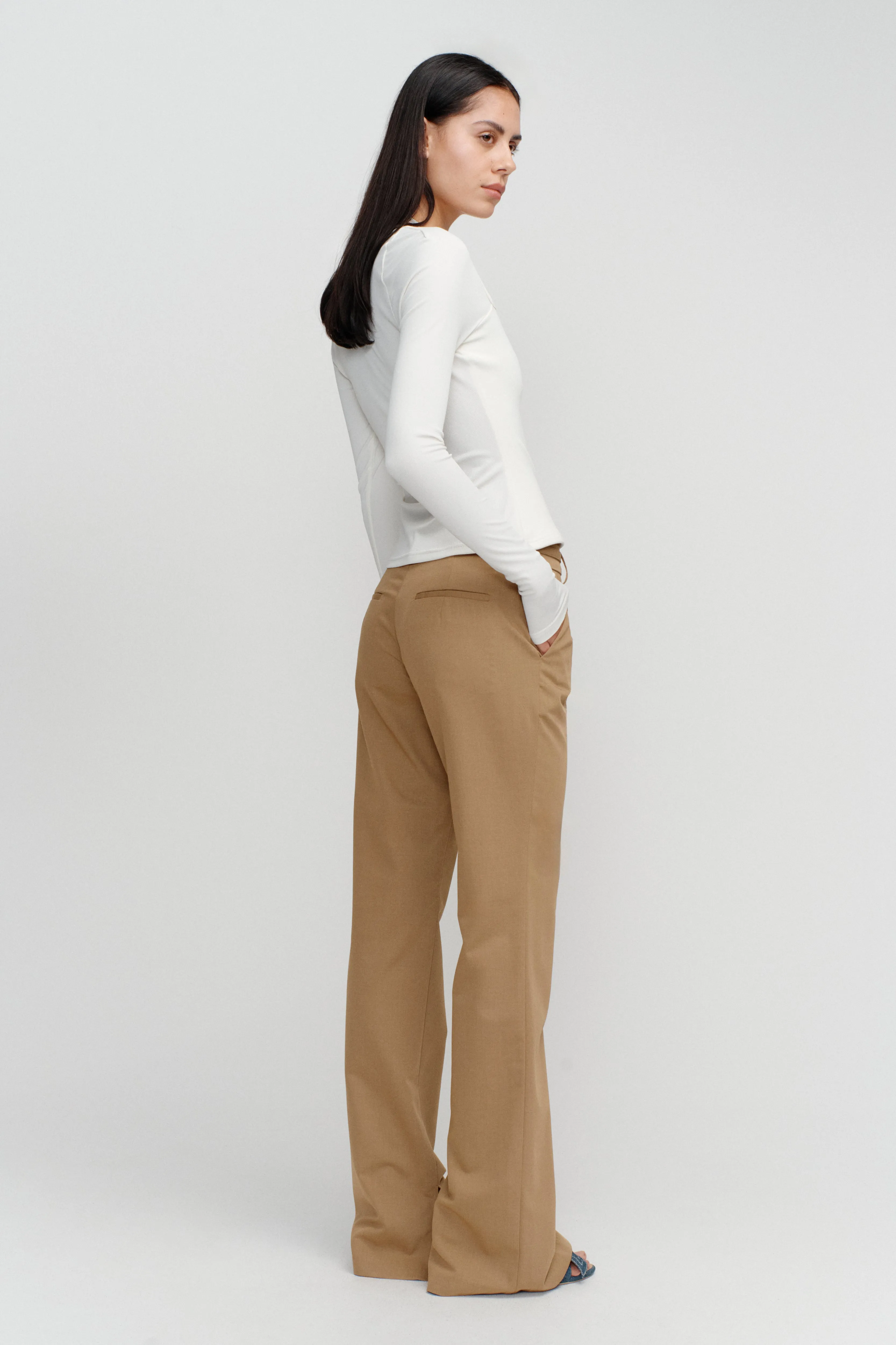 Ownley 'Gavriel Suit Pant' - Caramel