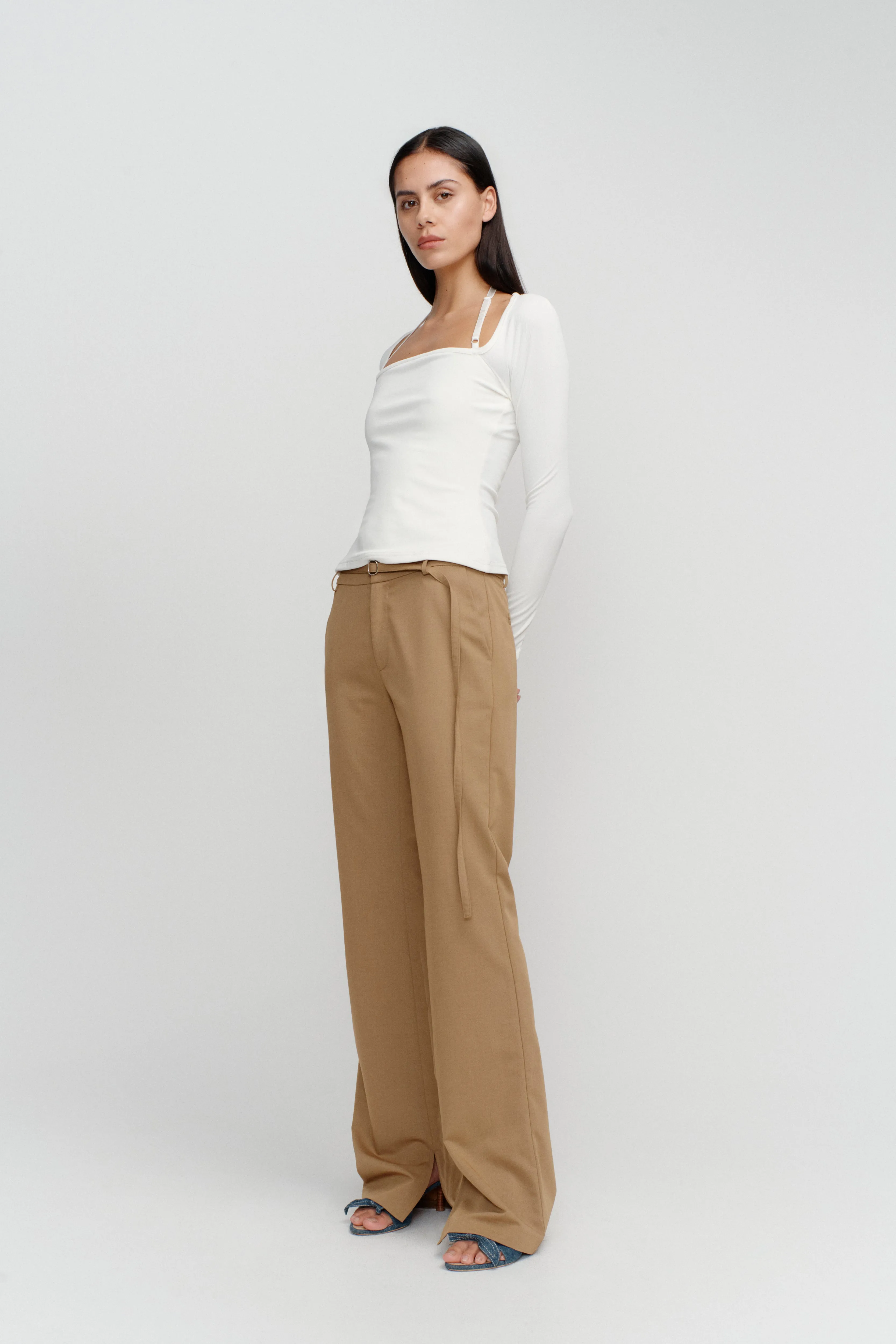 Ownley 'Gavriel Suit Pant' - Caramel