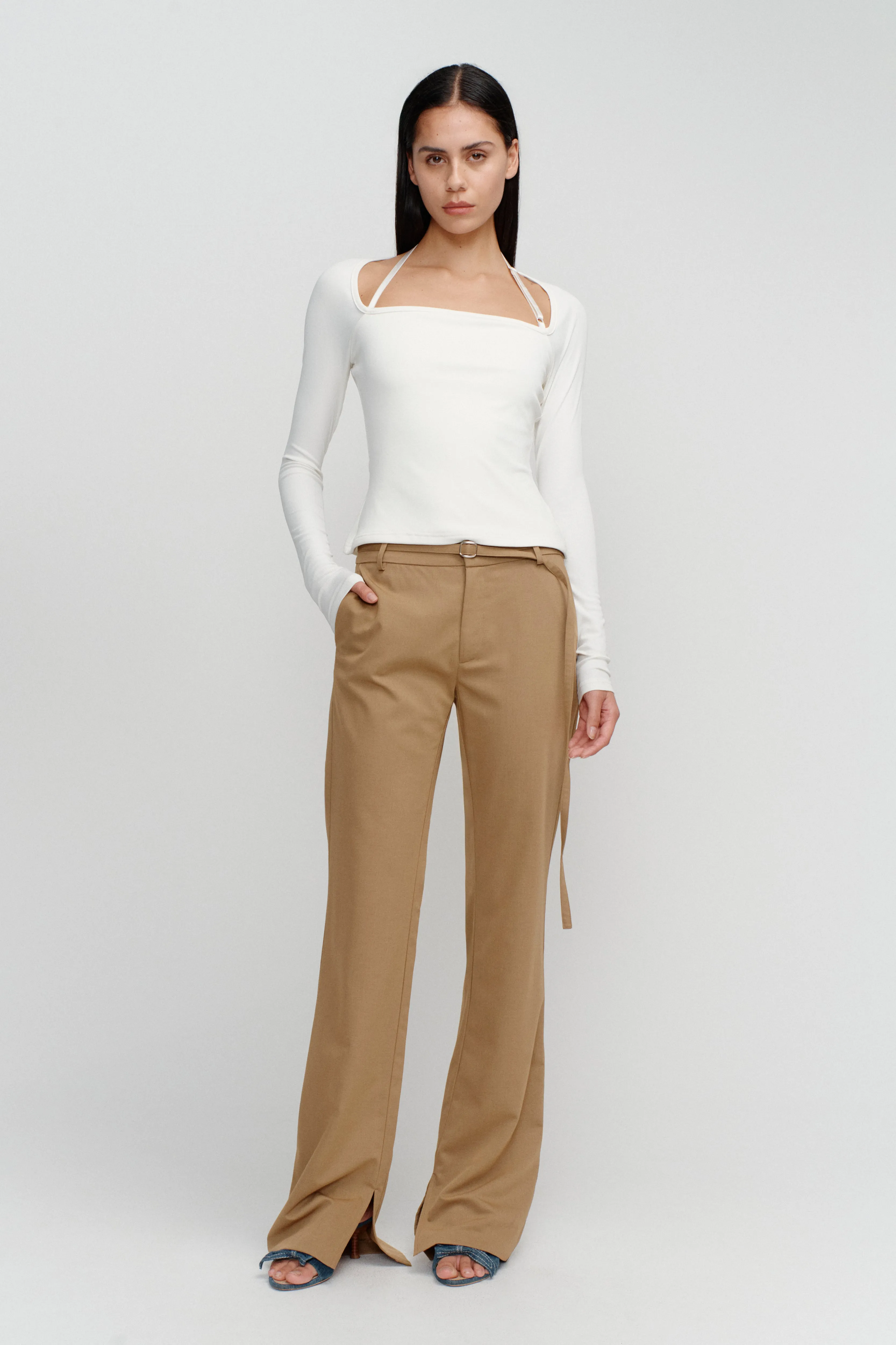 Ownley 'Gavriel Suit Pant' - Caramel