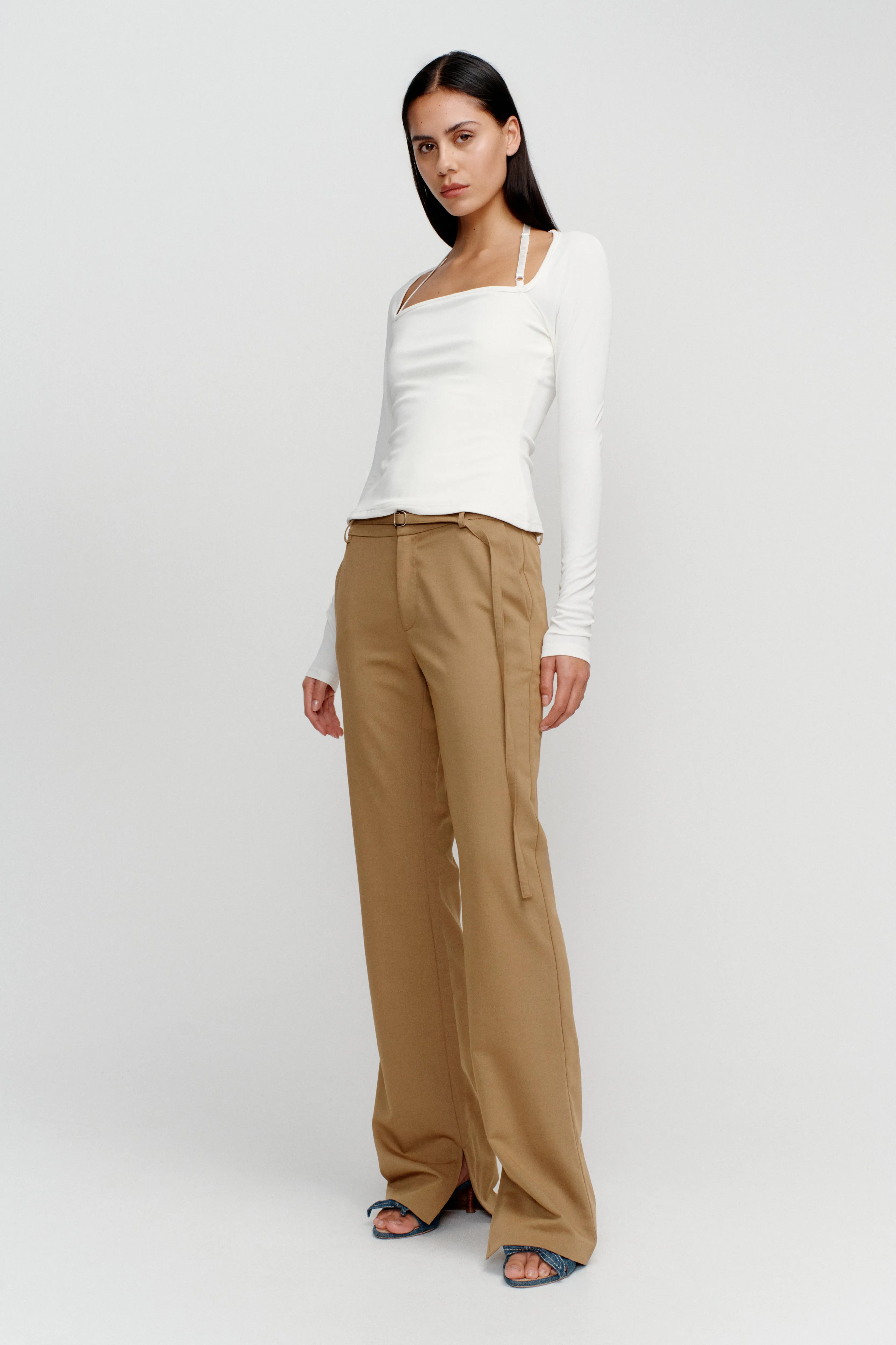 Ownley 'Gavriel Suit Pant' - Caramel