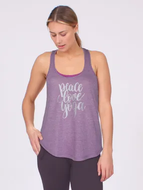 Peace Love Yoga Tank | Final Sale