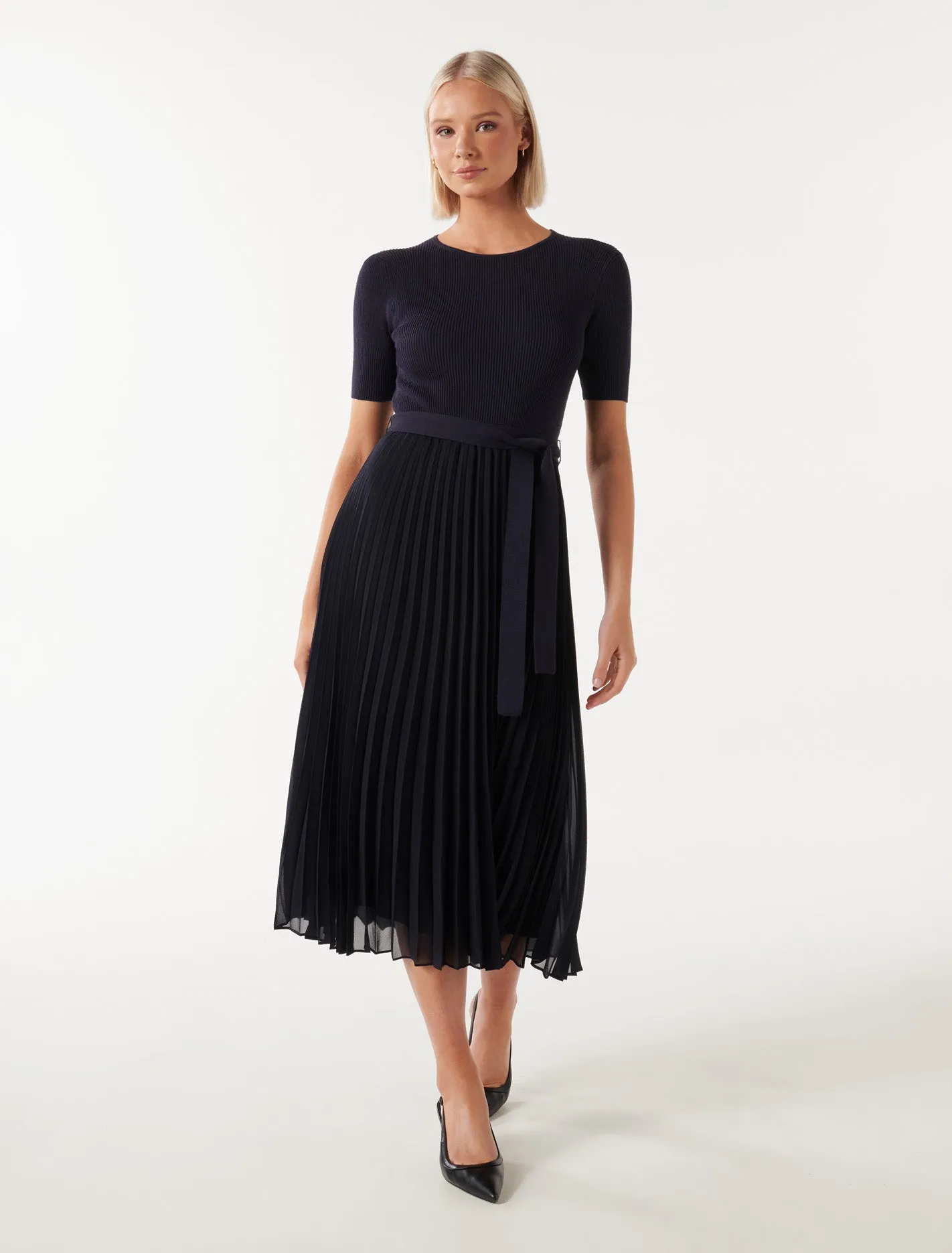 Penelope Half Sleeve Knit Dress