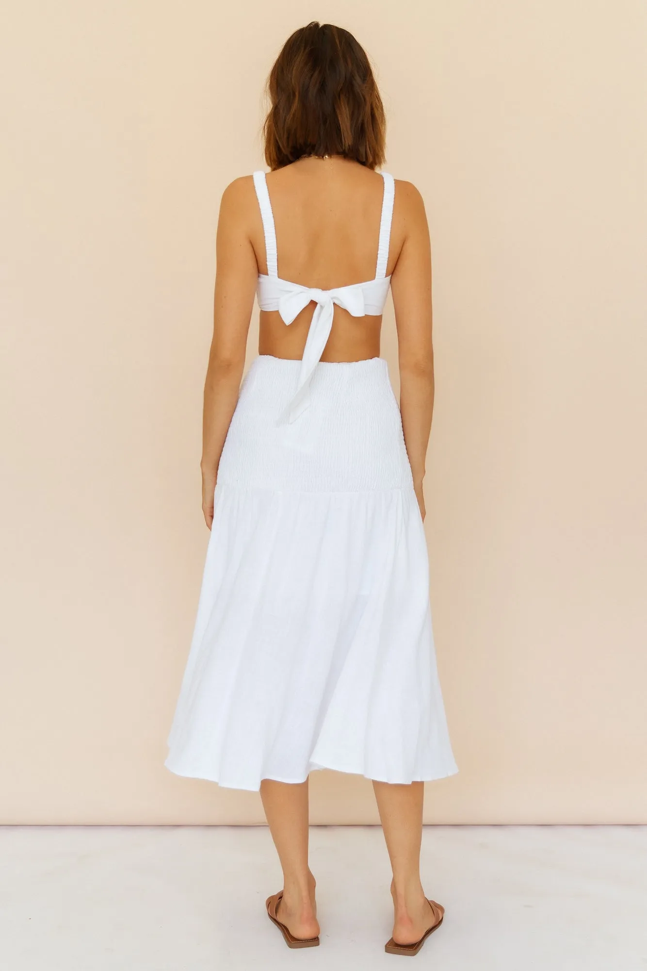 Prosecco Summers Maxi Skirt White