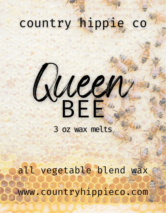 QUEEN BEE (Honey Cashmere) Wax Melts- 3 oz.