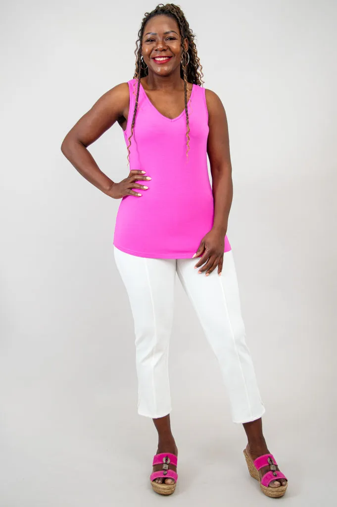 Reanna Tank, Pink, Bamboo