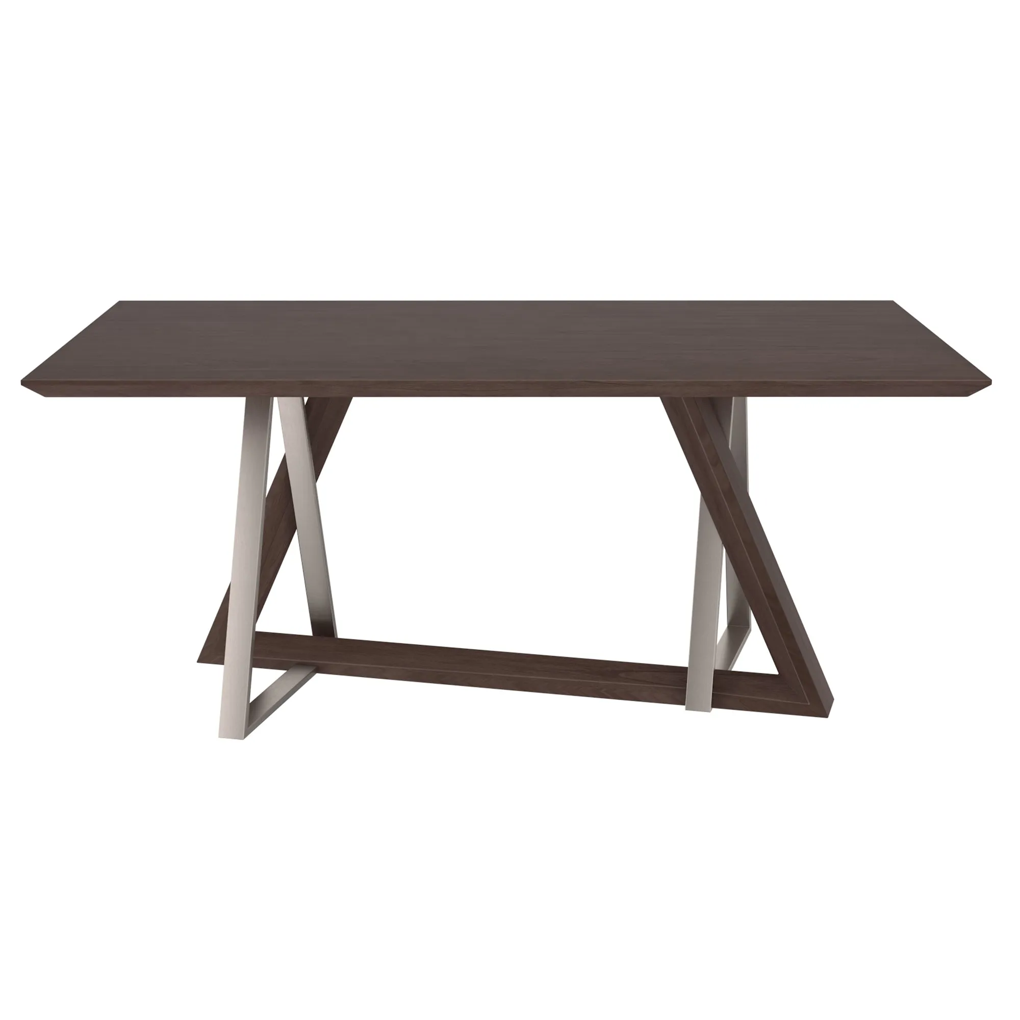 Rectangular Wood Dining Table Drake Walnut