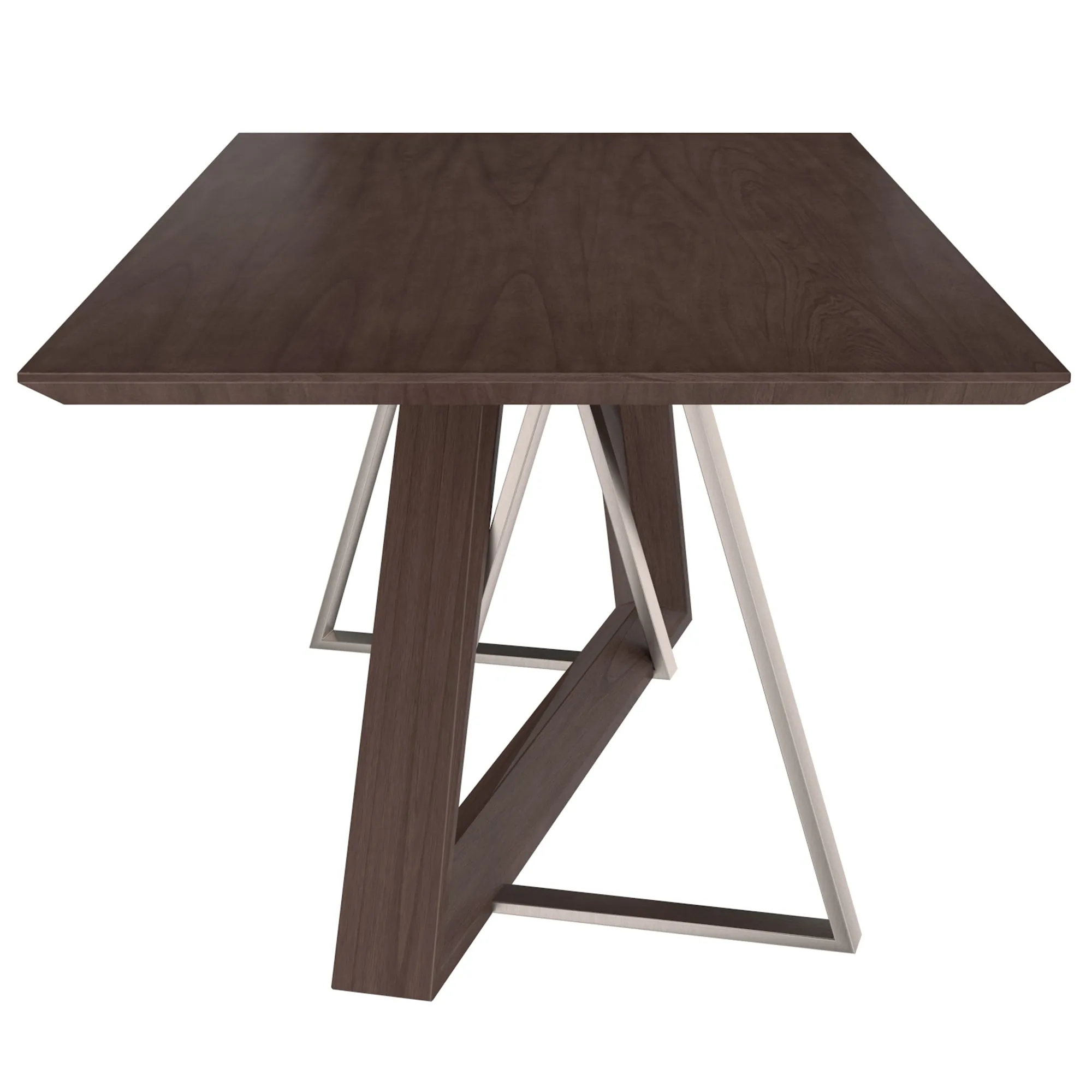 Rectangular Wood Dining Table Drake Walnut