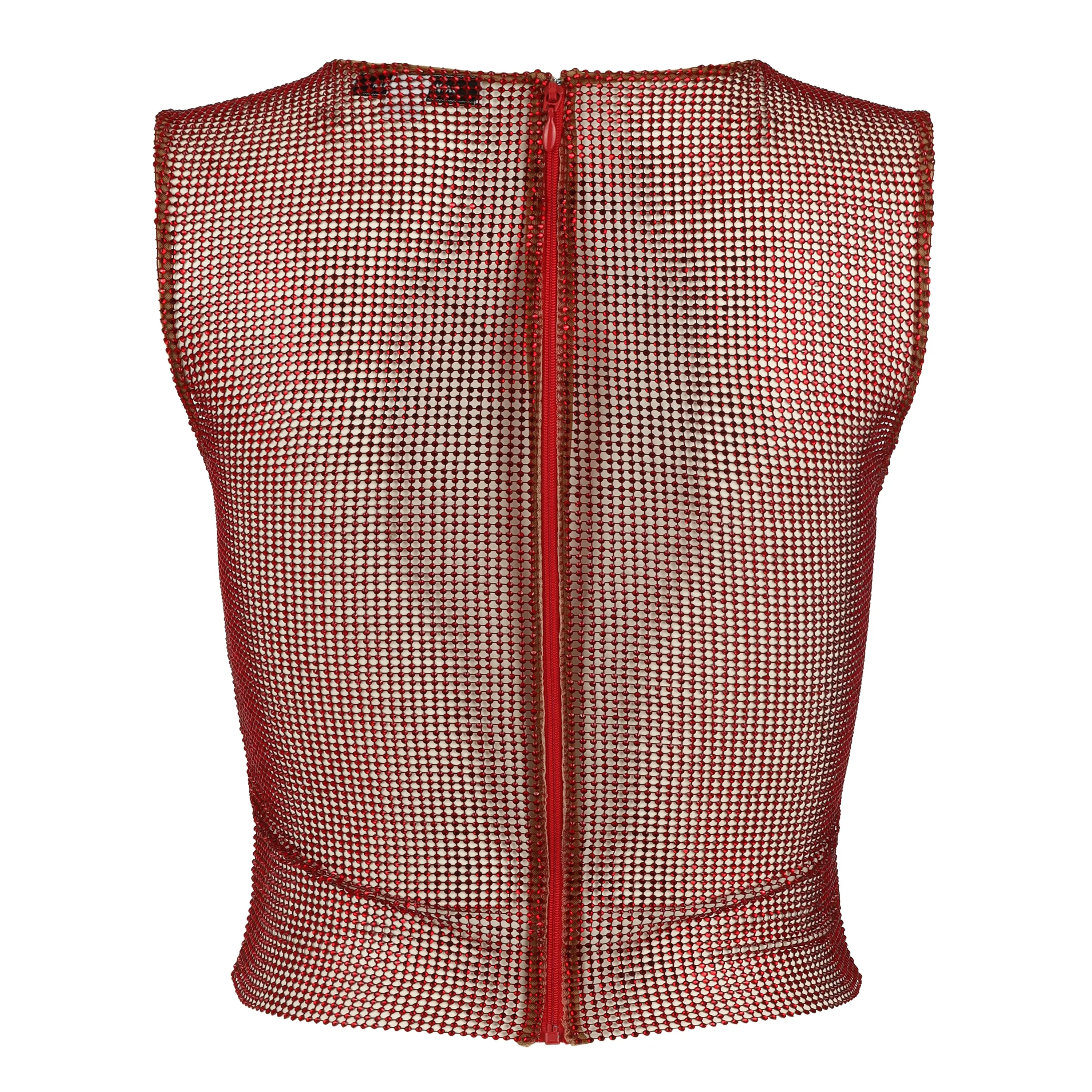 Red Crystal Tank Top