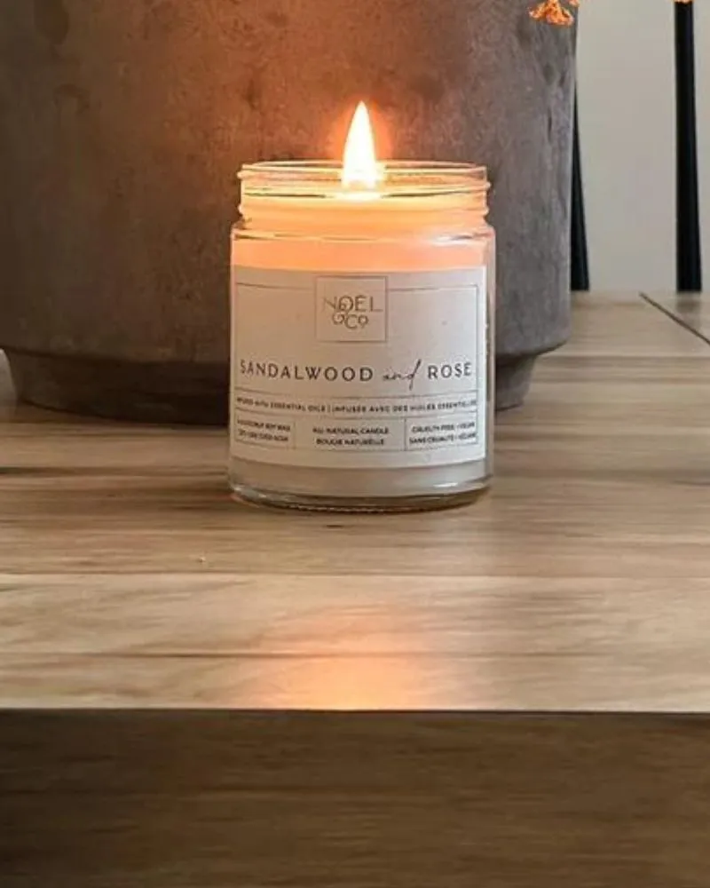 Sandalwood & Rose Candle