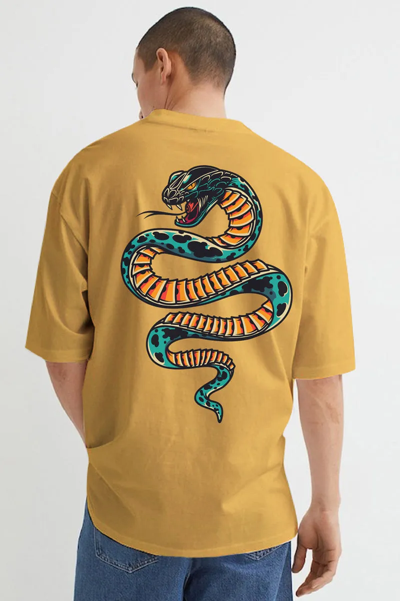 Snake Yellow Oversized T-Shirt