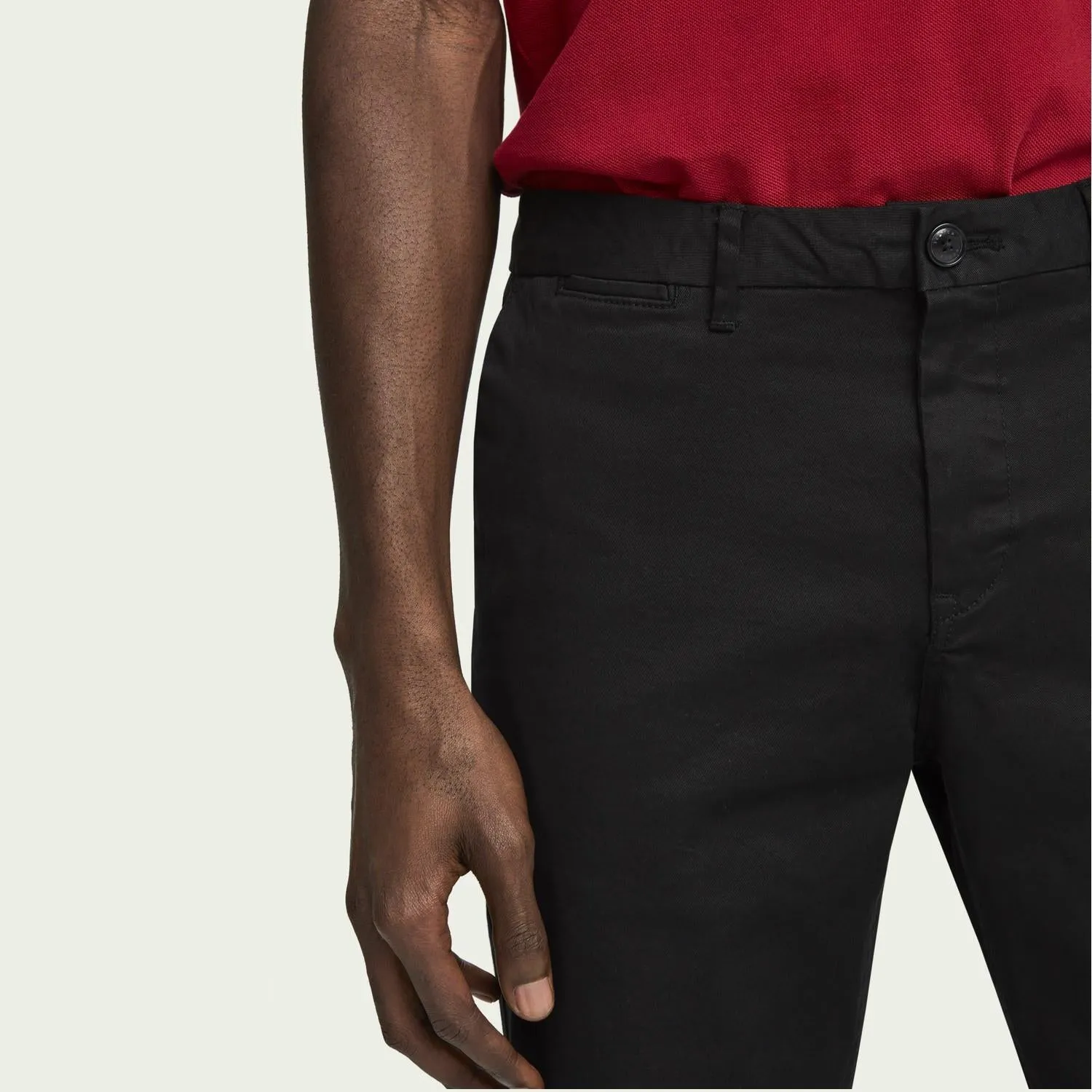 Stuart Stretch Chino (Black)