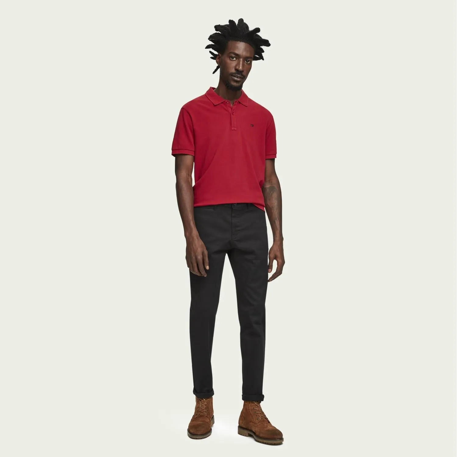 Stuart Stretch Chino (Black)