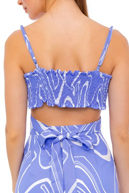 Surplice Crop Top