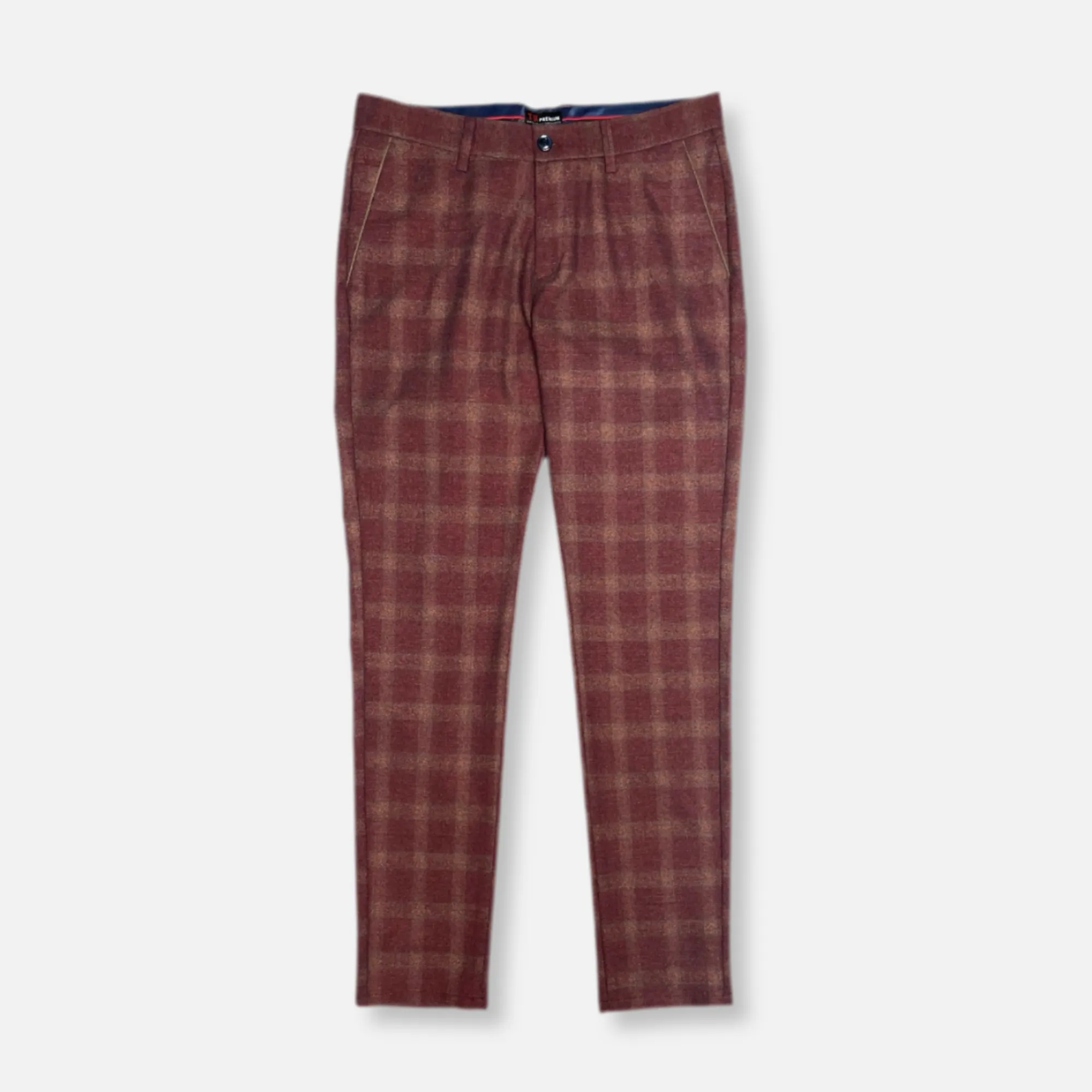 Terrell Slim Fit Plaid Pants