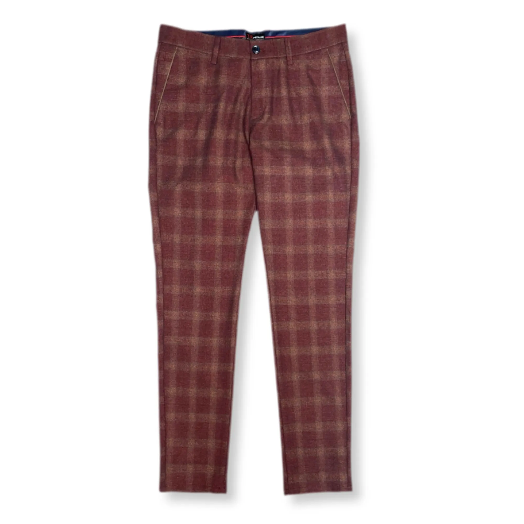 Terrell Slim Fit Plaid Pants