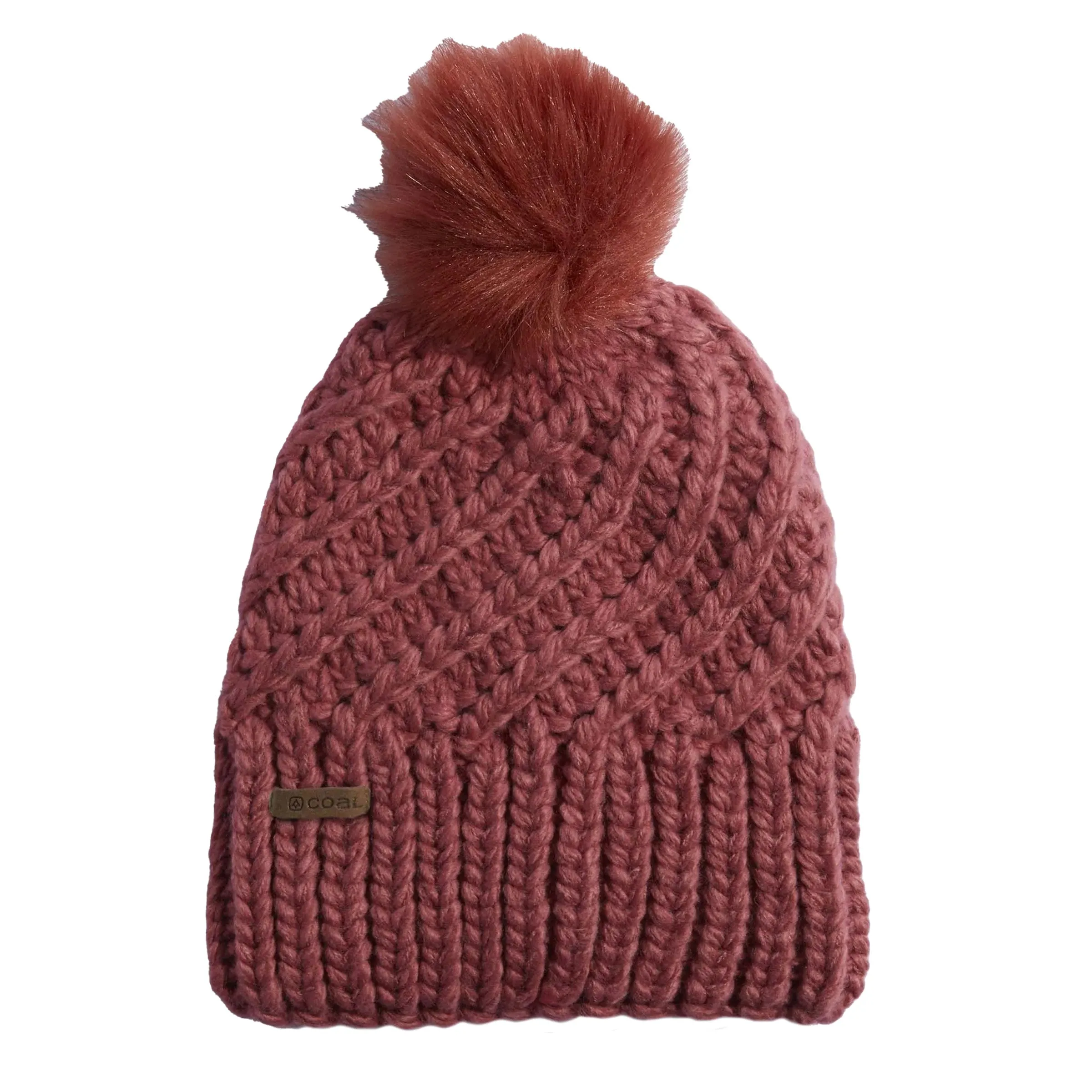 The Maizy Knit Faux Pom Womens Beanie