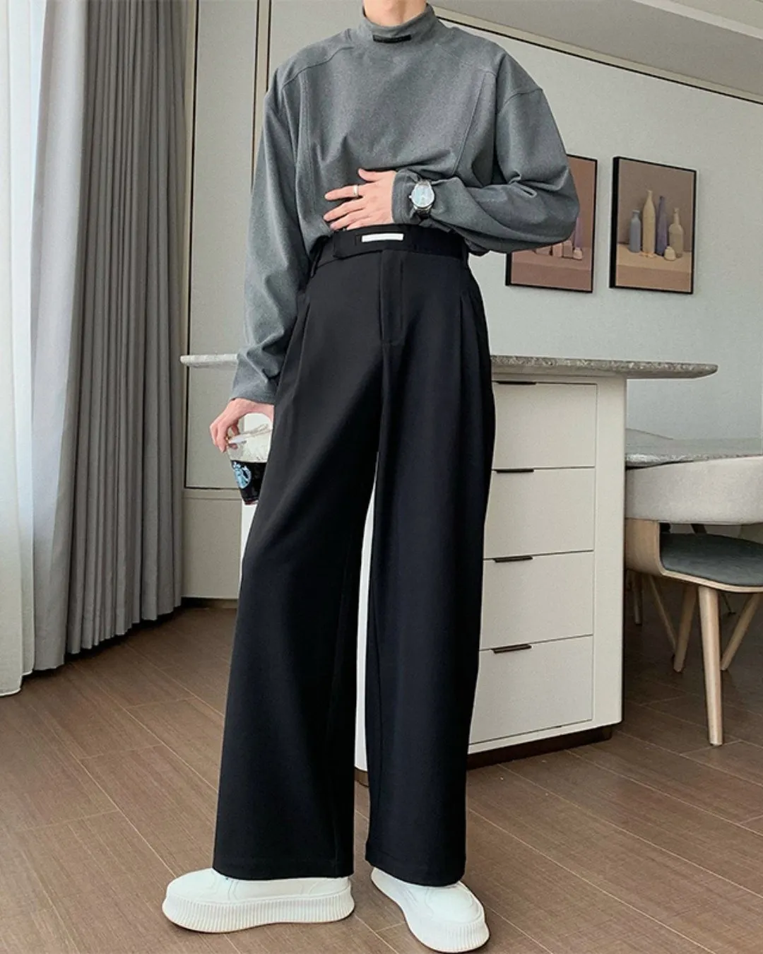 Trend Korean Wide Pants HUD0013