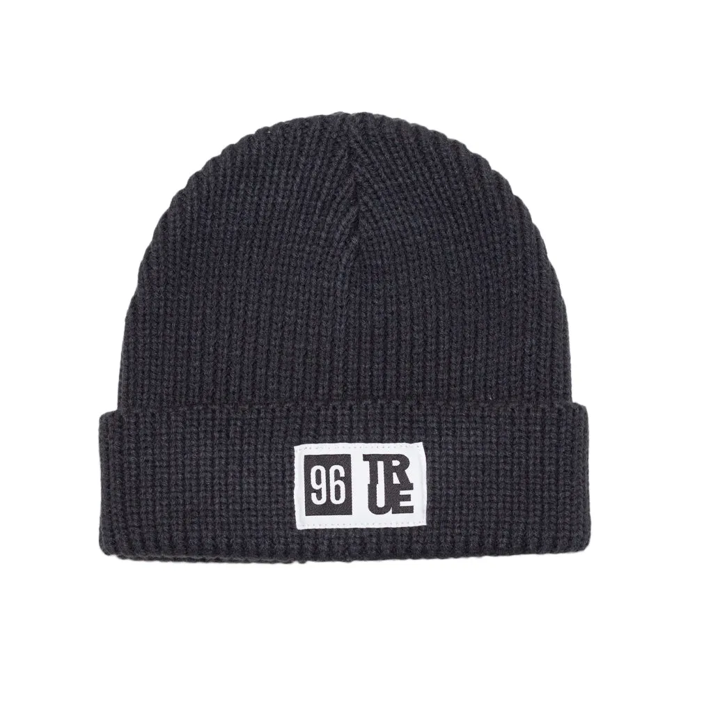 True 96 Waffle Beanie Charcoal