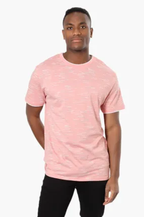 Urbanology Patterned Crewneck Tee - Pink