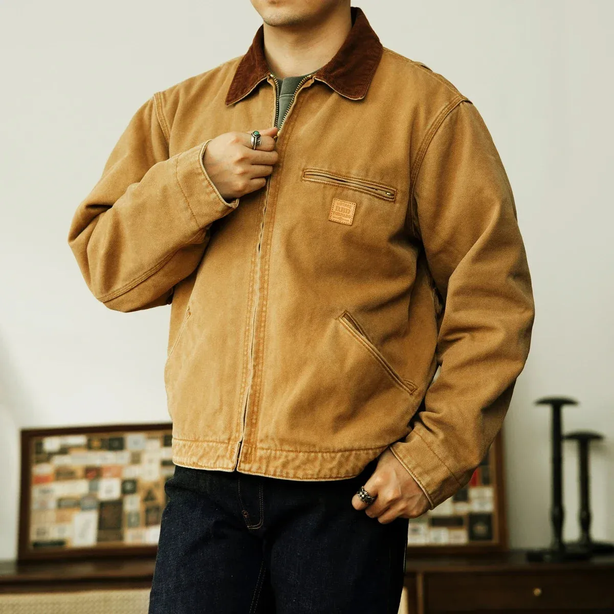 Vintage Relaxed R.T Fit cotton canvas Jacket