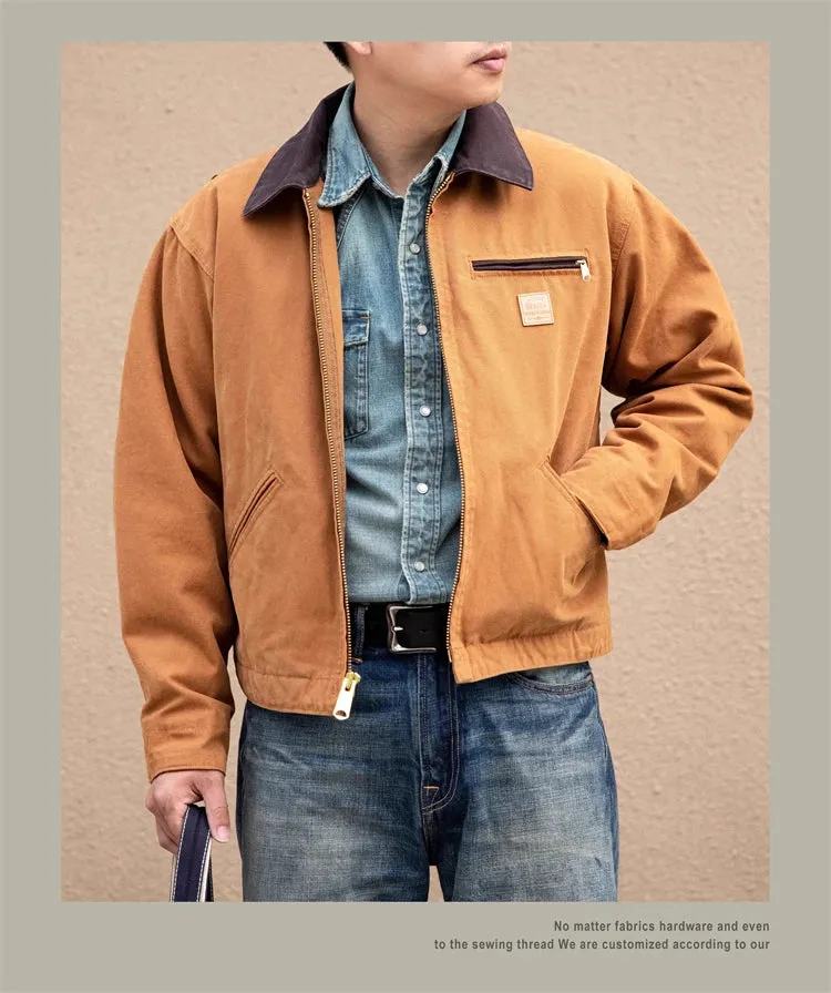 Vintage Relaxed R.T Fit cotton canvas Jacket