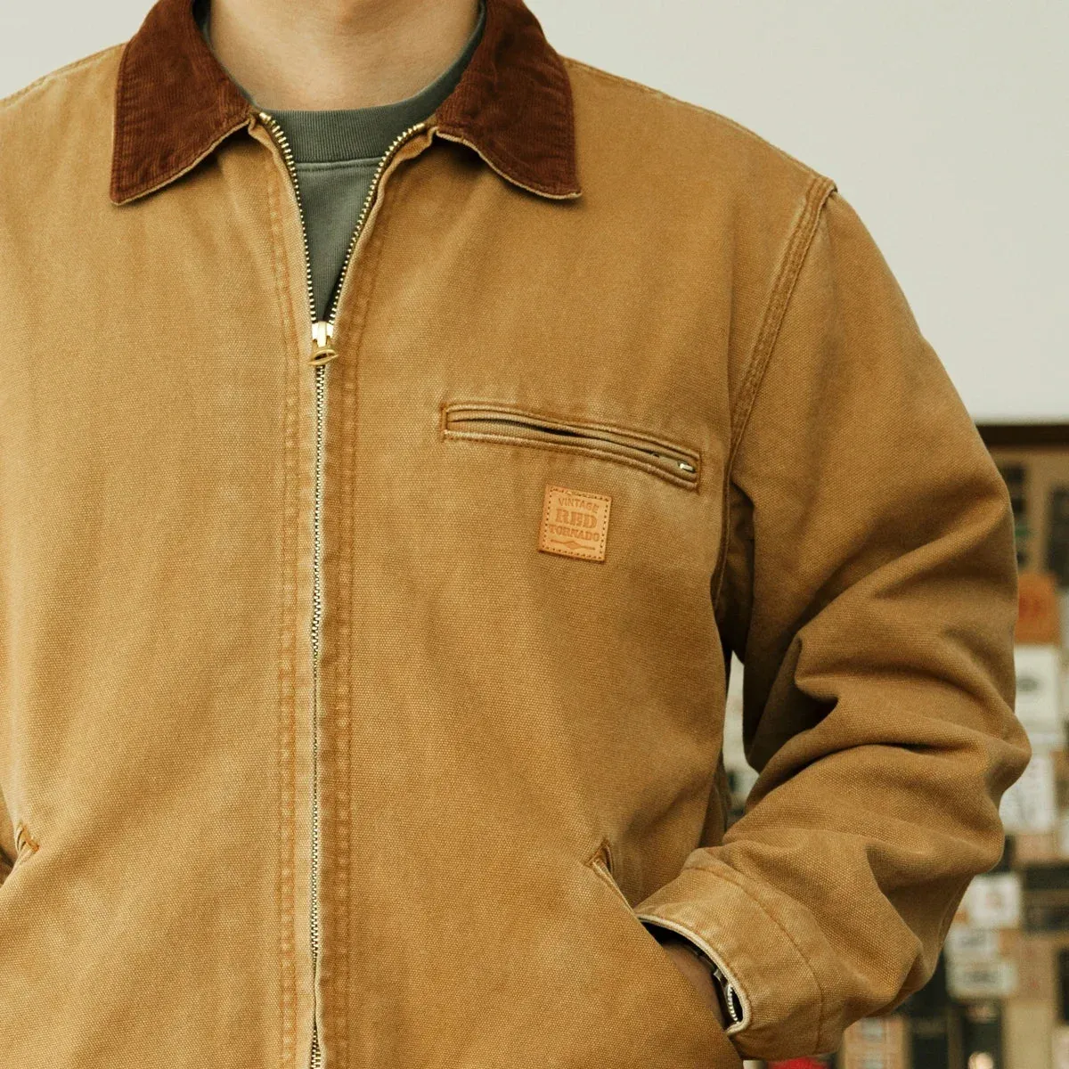 Vintage Relaxed R.T Fit cotton canvas Jacket