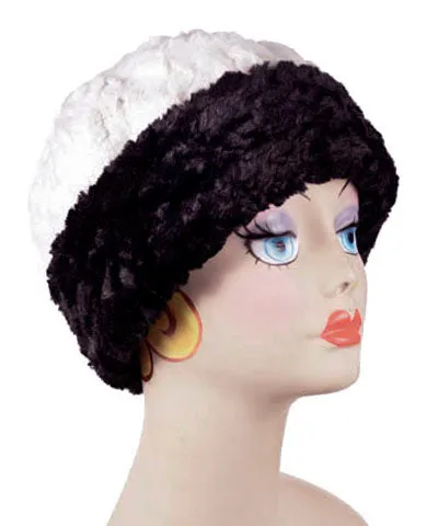 Women's Beanie Hat, Reversible - Cuddly Faux Furs