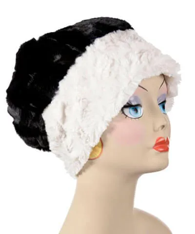 Women's Beanie Hat, Reversible - Cuddly Faux Furs