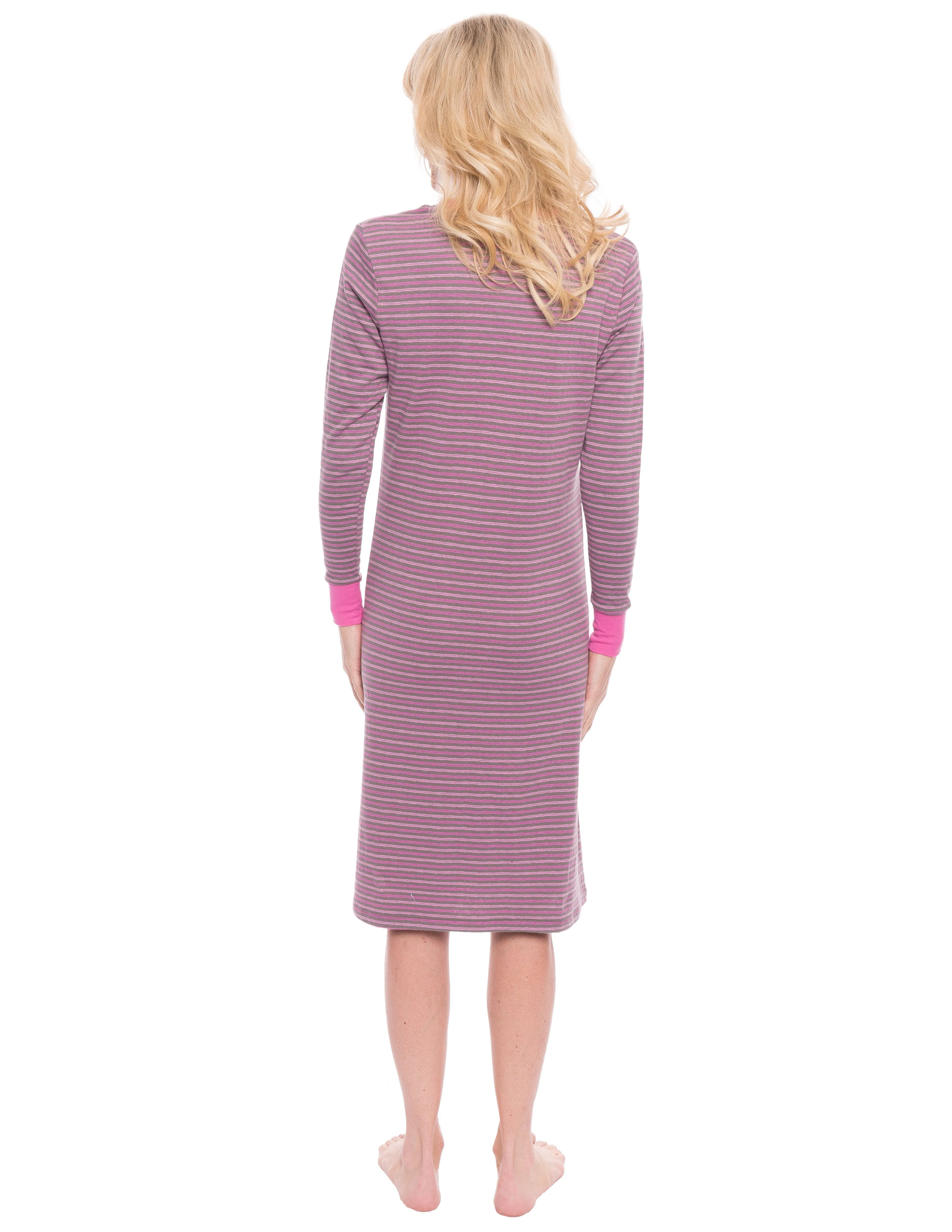 Women's Double Layer Knit Jersey Sleep Dress